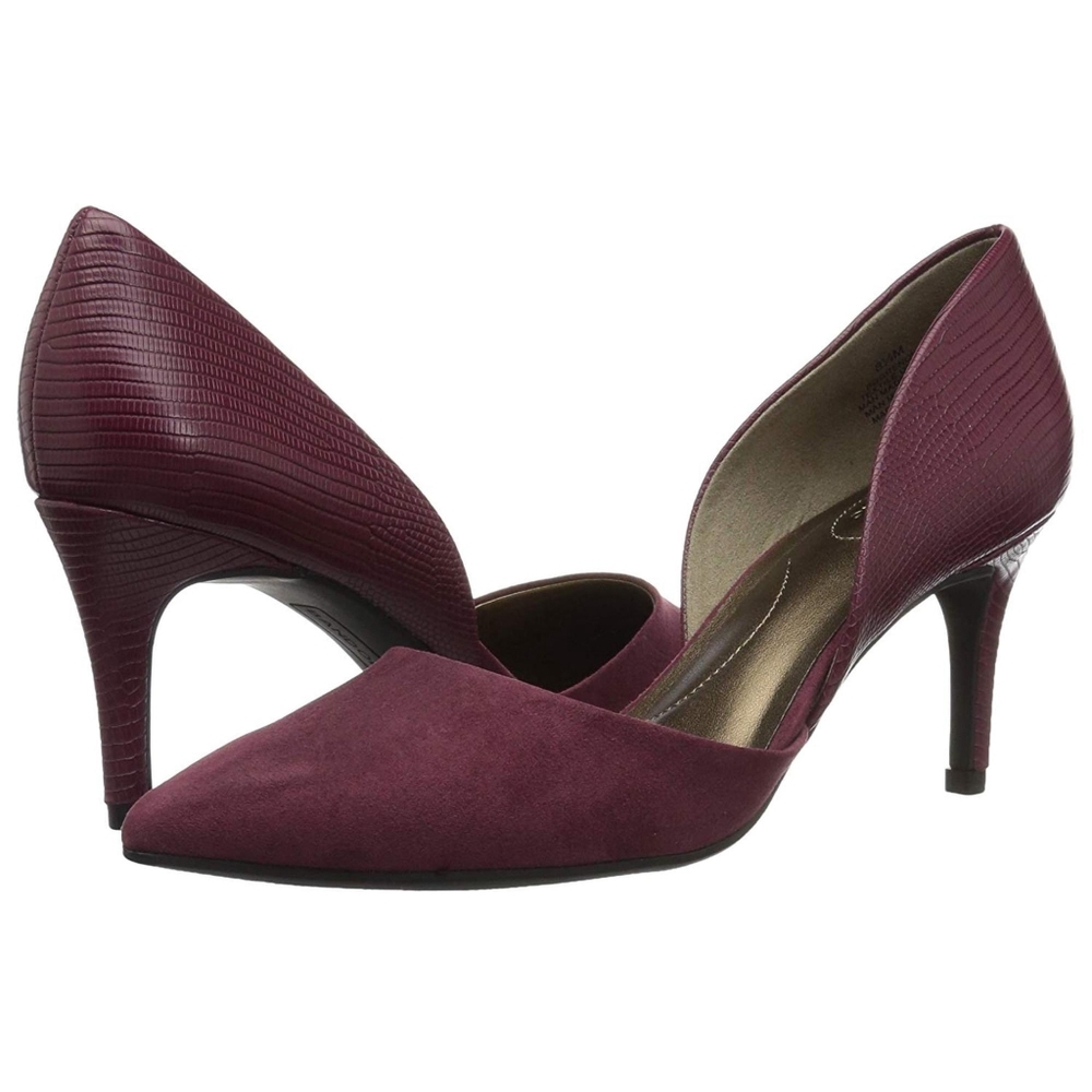 Bandolino Grenow Pointed Toe D'Orsay Pumps Burgundy - Picture 8 of 8